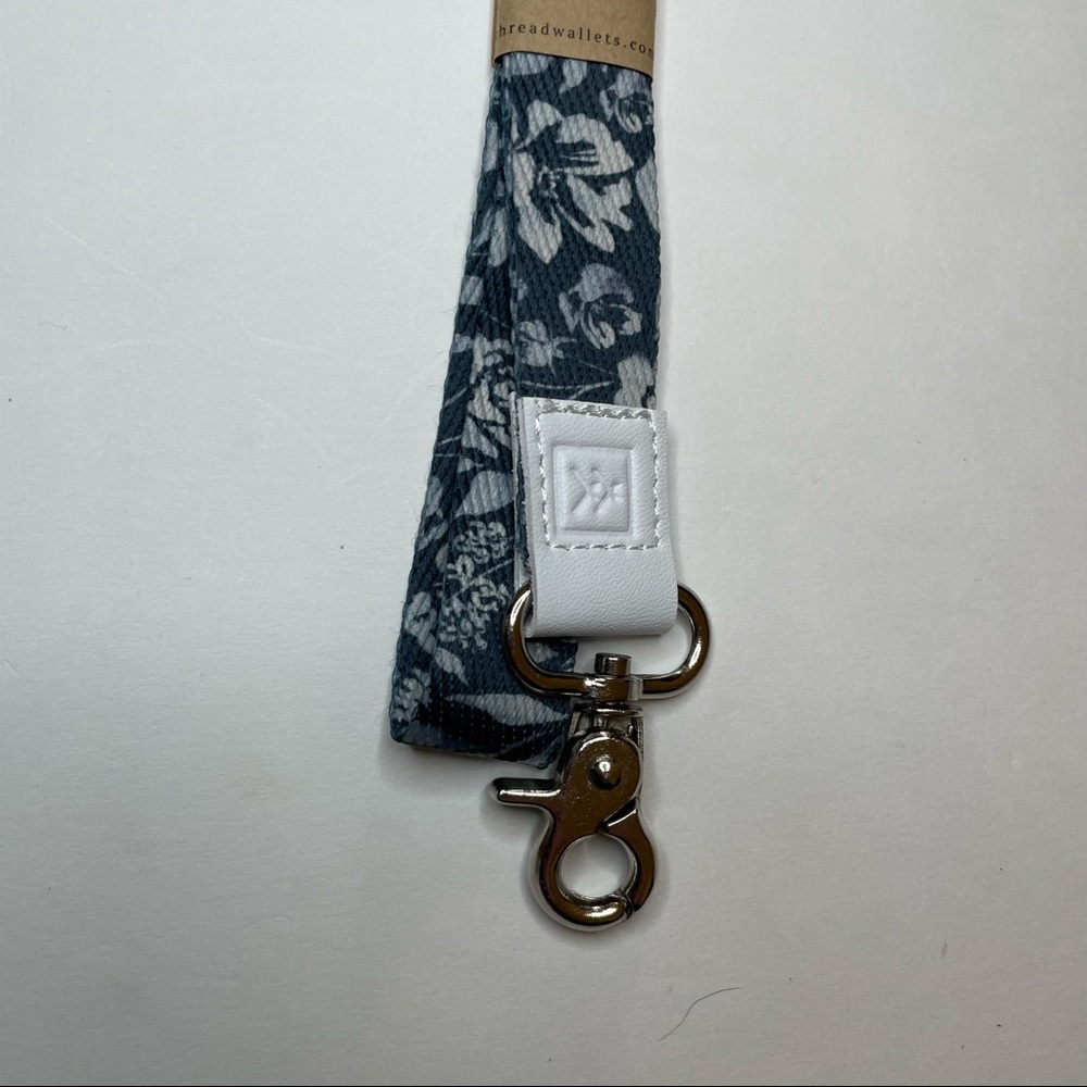Floral Thread Wallet Lanyard - Picture 2 of 6